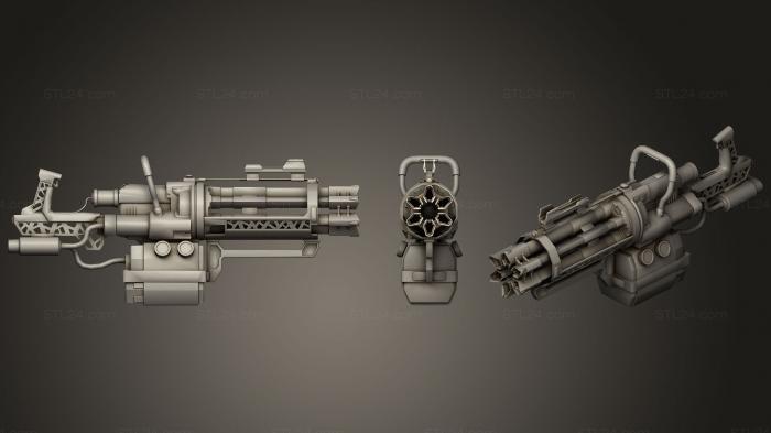 Weapon (Laser Gatling, WPN_0232) 3D models for cnc